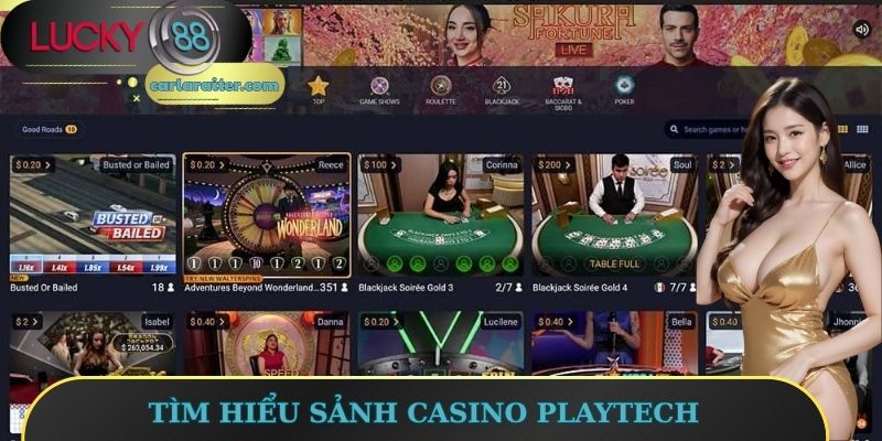 Tìm hiểu sảnh Casino Playtech